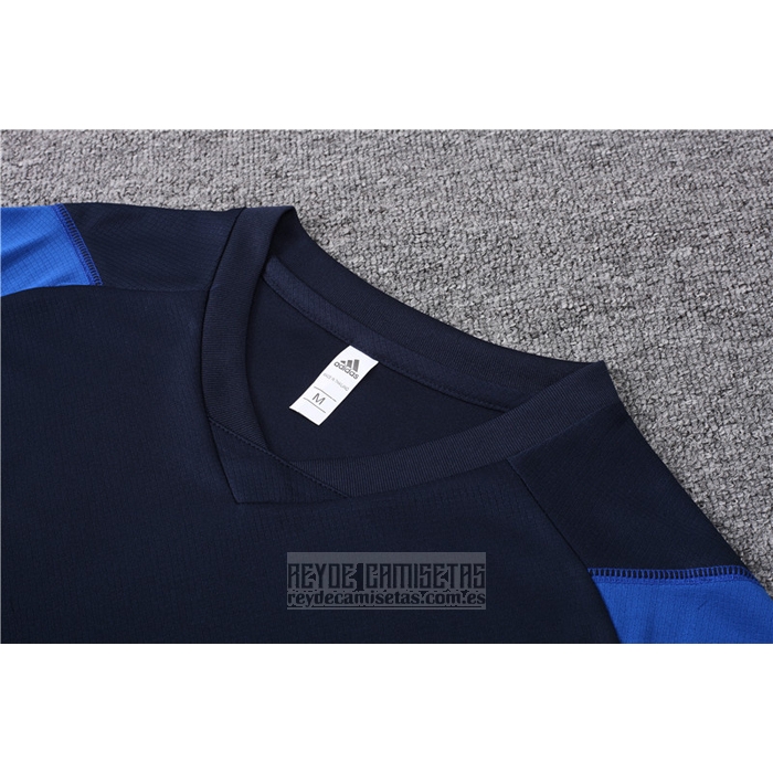 Chandal del Argelia Manga Corta 2023-2024 Azul - Pantalon Corto